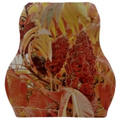 Autumn Colors Leaf Leaves Brown Red Car Seat Velour Cushion 