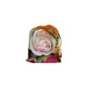 Floral Bouquet Orange Pink Rose Drawstring Pouch (XS) View1