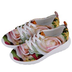 Floral Bouquet Orange Pink Rose Women s Lightweight Sports Shoes by yoursparklingshop