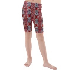 Nr 10 Kids  Mid Length Swim Shorts by ArtworkByPatrick