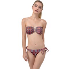 Nr 10 Twist Bandeau Bikini Set by ArtworkByPatrick