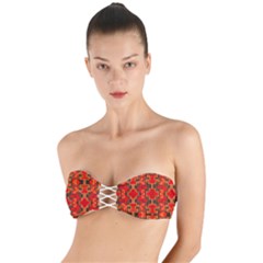 Nr 11 Twist Bandeau Bikini Top by ArtworkByPatrick