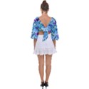 UBRS Tie Back Butterfly Sleeve Chiffon Top View2