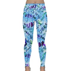 Ubrs Lightweight Velour Classic Yoga Leggings by Rokinart