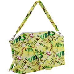 Ubrs Yellow Canvas Crossbody Bag