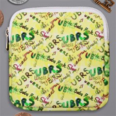 Ubrs Yellow Mini Square Pouch by Rokinart