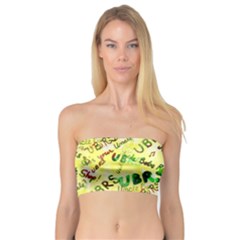 Ubrs Yellow Bandeau Top by Rokinart