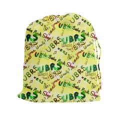 Ubrs Yellow Drawstring Pouch (2xl) by Rokinart