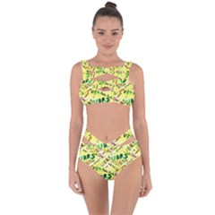 Ubrs Yellow Bandaged Up Bikini Set 