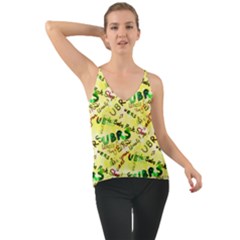 Ubrs Yellow Chiffon Cami by Rokinart