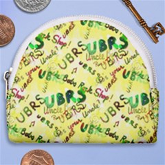 Ubrs Yellow Horseshoe Style Canvas Pouch by Rokinart