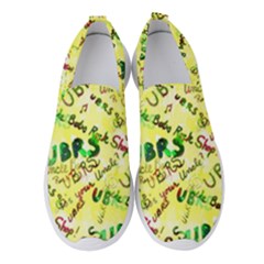 Ubrs Yellow Women s Slip On Sneakers by Rokinart