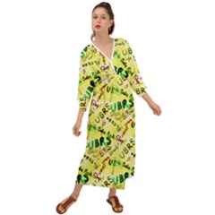 Ubrs Yellow Grecian Style  Maxi Dress