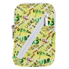 Ubrs Yellow Belt Pouch Bag (small) by Rokinart