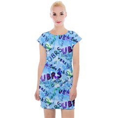 Ubrs Cap Sleeve Bodycon Dress