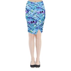 Ubrs Midi Wrap Pencil Skirt