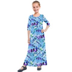 Ubrs Kids  Quarter Sleeve Maxi Dress