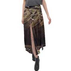 15667039605783656197414003375191 Velour Split Maxi Skirt