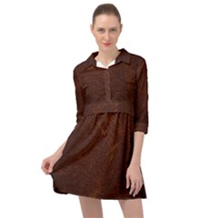 Leather To Leather 4 Mini Skater Shirt Dress by skindeep