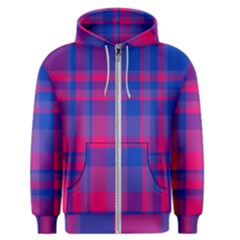 Bisexual Plaid Men s Zipper Hoodie by NanaLeonti