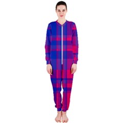 Bisexual Plaid Onepiece Jumpsuit (ladies)  by NanaLeonti