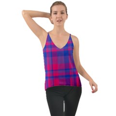 Bisexual Plaid Chiffon Cami by NanaLeonti