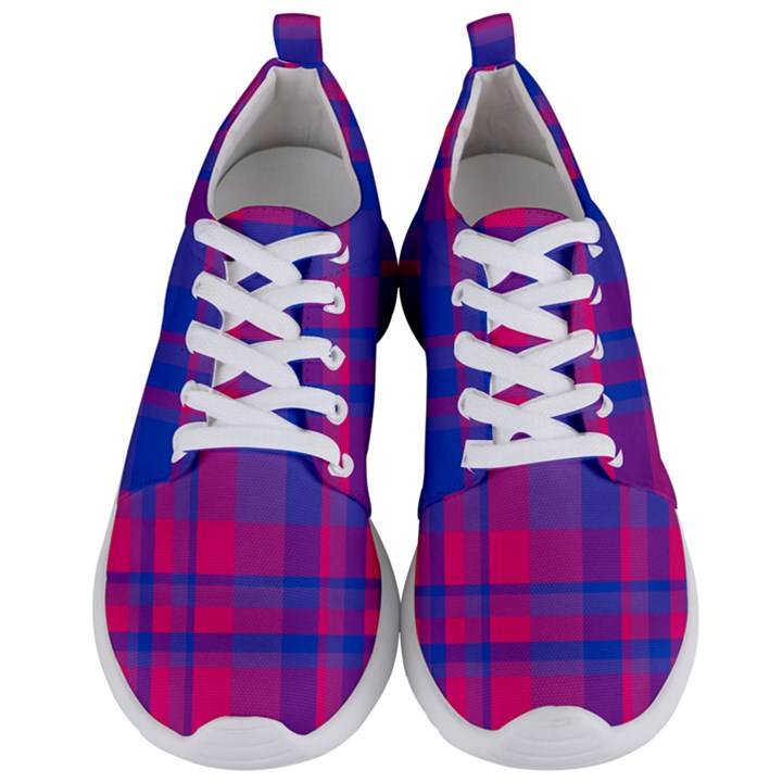 Bisexual plaid Men s Lightweight Sports Shoes