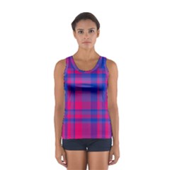 Bisexual Plaid Sport Tank Top  by NanaLeonti