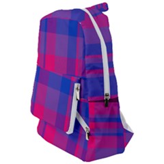 Bisexual Plaid Travelers  Backpack by NanaLeonti