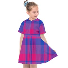 Bisexual Plaid Kids  Sailor Dress by NanaLeonti