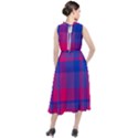 Bisexual plaid Round Neck Boho Dress View2