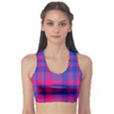 Bisexualplaid Sports Bra View1