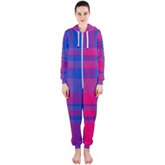 Bisexualplaid Hooded Jumpsuit (ladies) 