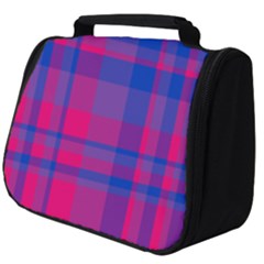 Bisexual Plaid Full Print Travel Pouch (big) by NanaLeonti