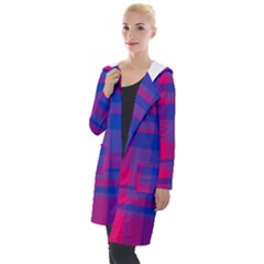 Bisexualplaid Hooded Pocket Cardigan by NanaLeonti