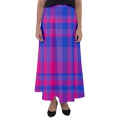 Bisexualplaid Flared Maxi Skirt by NanaLeonti