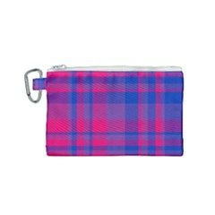 Bisexualplaid Canvas Cosmetic Bag (small) by NanaLeonti