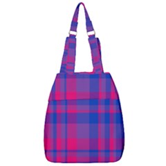 Bisexualplaid Center Zip Backpack by NanaLeonti