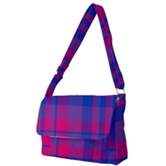 Bisexualplaid Full Print Messenger Bag by NanaLeonti