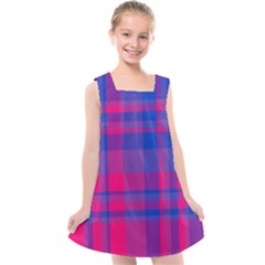 Bisexualplaid Kids  Cross Back Dress by NanaLeonti