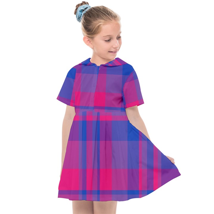 Bisexualplaid Kids  Sailor Dress