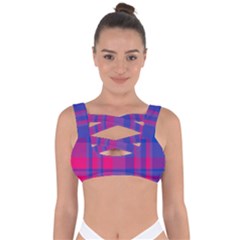 Bisexual Plaid Bandaged Up Bikini Top by NanaLeonti