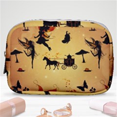 Cute Fairy Tal Pattern Make Up Pouch (small) by FantasyWorld7