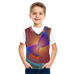 Lines Rays Background Light Rainbow Kids  Sportswear by Bajindul