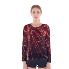 Fireworks Red Orange Yellow Women s Long Sleeve Tee