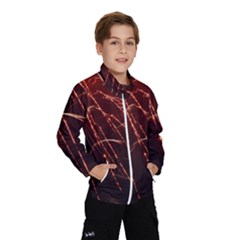 Fireworks Red Orange Yellow Kids  Windbreaker