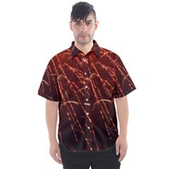 Fireworks Red Orange Yellow Men s Short Sleeve Shirt