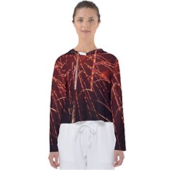 Fireworks Red Orange Yellow Women s Slouchy Sweat