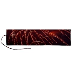 Fireworks Red Orange Yellow Roll Up Canvas Pencil Holder (l) by Bajindul