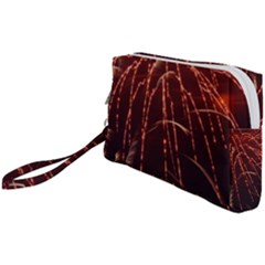 Fireworks Red Orange Yellow Wristlet Pouch Bag (small)